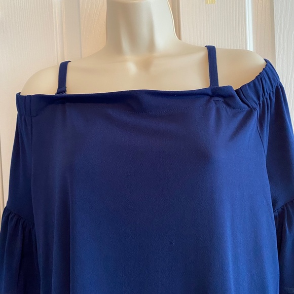 BUY 2 ITEMS & GET 1 FREE: Ricki’s Cold Shoulder Blouse - Picture 2 of 9
